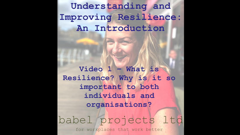 What is Resilience? Why is it so important to both individuals and organisations?